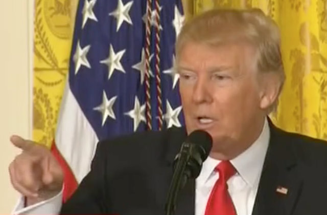 trump pointing finger